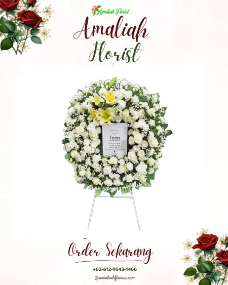 Krans Bunga Duka Melong